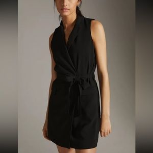 Anthropologie Wrap Blazer Vest Dress